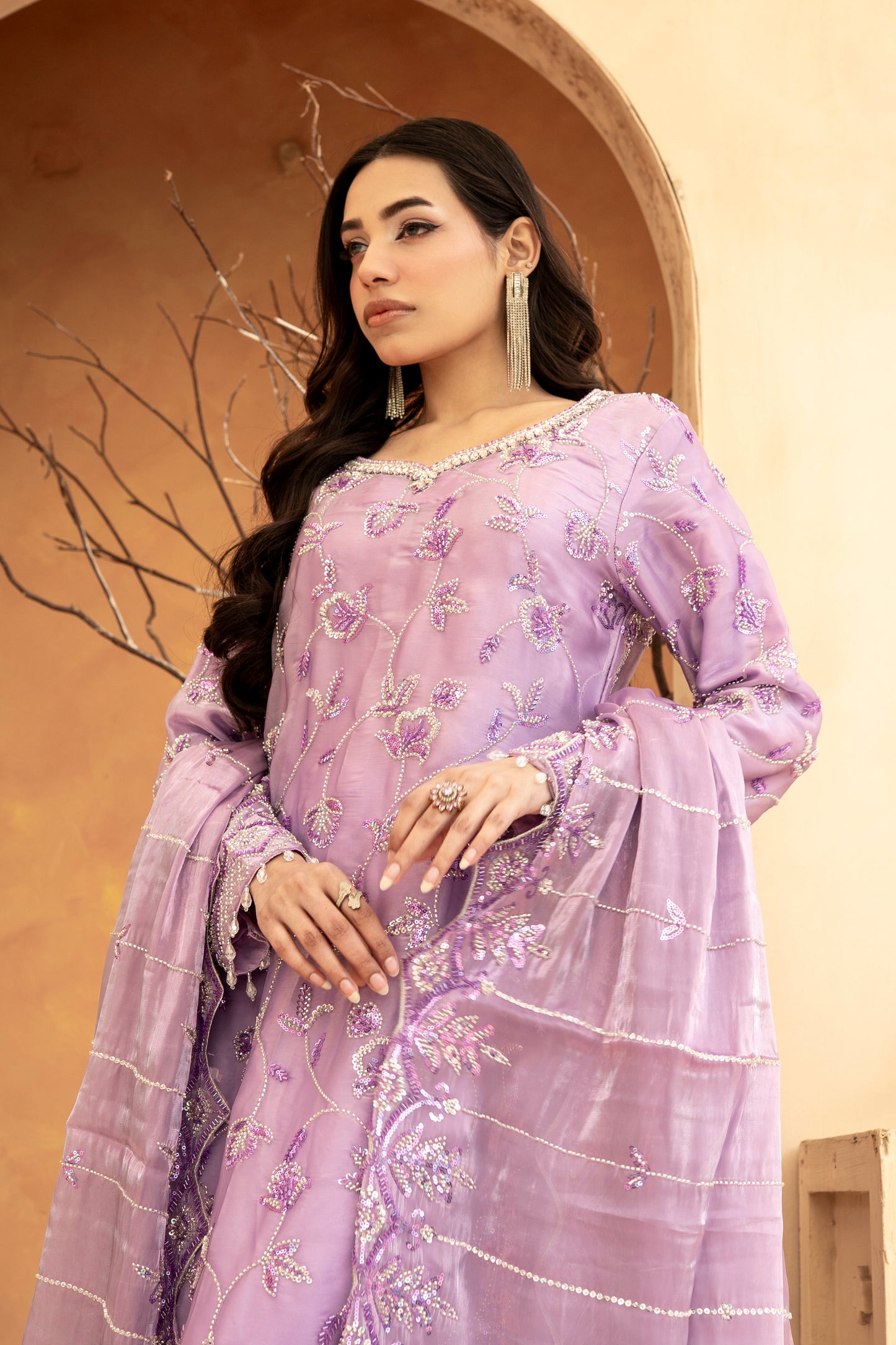 QL-PW2601- Premium Silk Readymade 3-Piece Suit