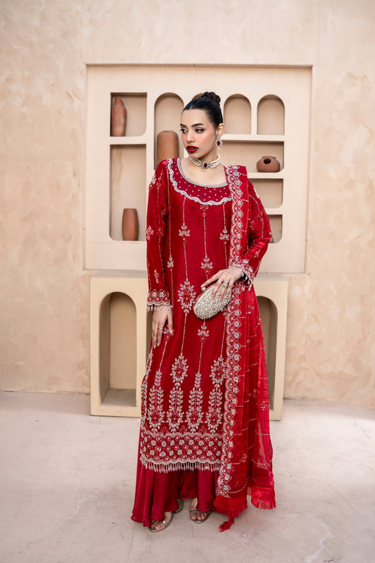 QL-PW2605-Premium Silk Readymade 3-Piece Suit