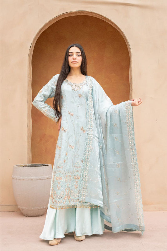 QL-PW2602-Premium Silk Readymade 3-Piece Suit