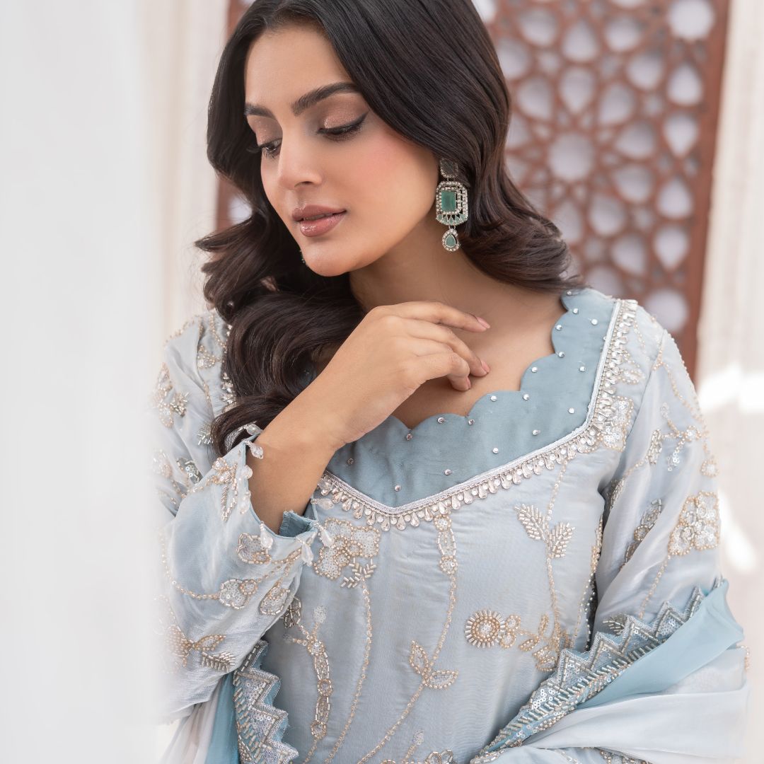 Zeenat: Silk Readymade 3-Piece