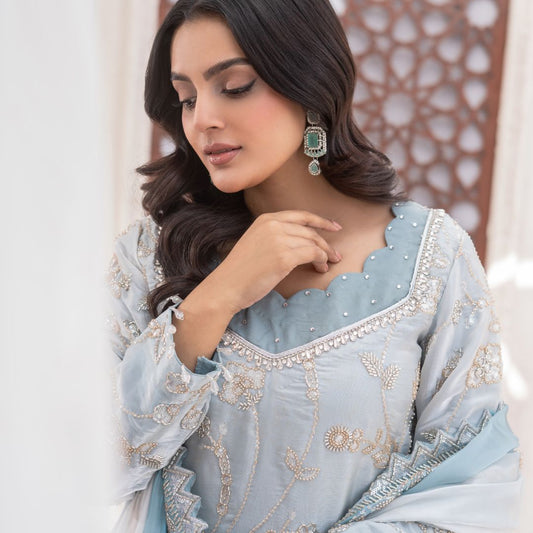 Zeenat: Silk Readymade 3-Piece