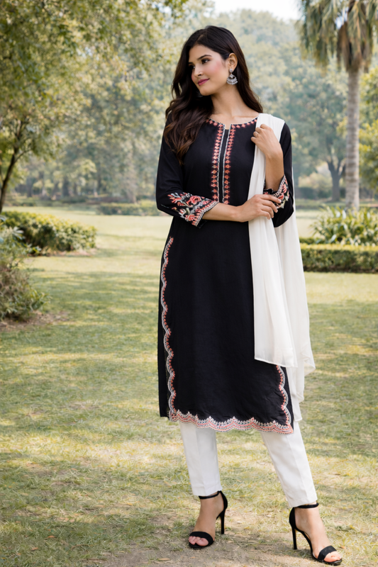 Zehra-Premium Danak Readymade 3-Piece Suit