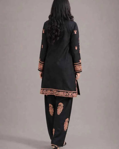 Rozana-Premium Viscous Readymade 3-Piece Suit - Queen Libas Pakistan