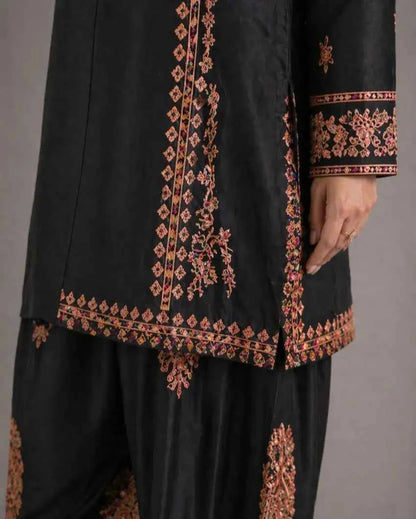 Rozana-Premium Viscous Readymade 3-Piece Suit - Queen Libas Pakistan