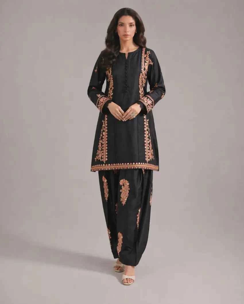 Rozana-Premium Viscous Readymade 3-Piece Suit - Queen Libas Pakistan