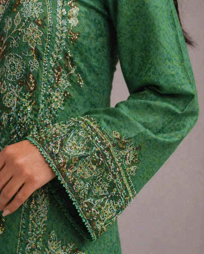 Noor- Lawn Ready to Wear 3-Piece Suit - Queen Libas Pakistan