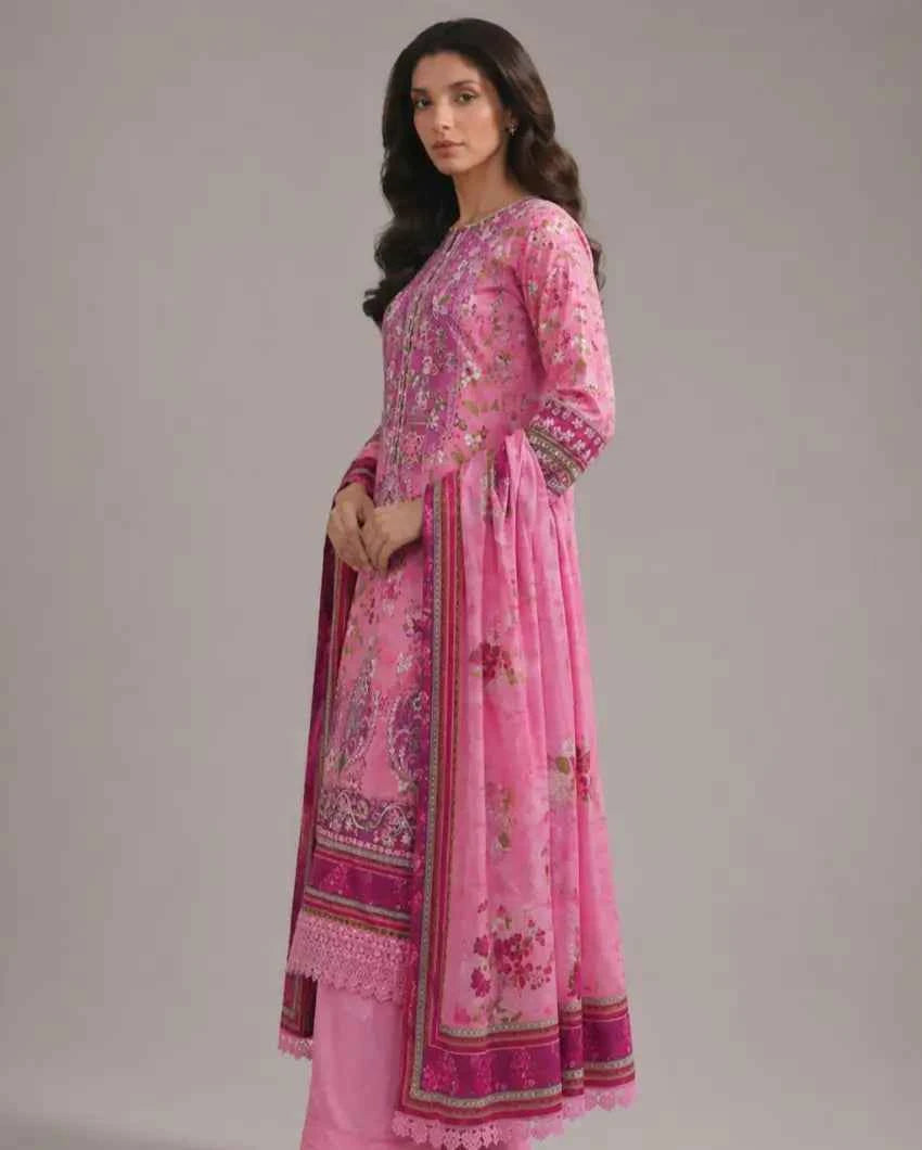 Zoya- Lawn Ready to Wear 3-Piece Suit - Queen Libas Pakistan