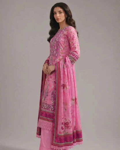 Zoya- Lawn Ready to Wear 3-Piece Suit - Queen Libas Pakistan