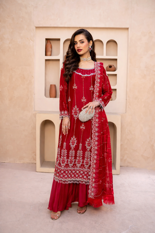 QL-PW2605-Premium Silk Readymade 3-Piece Suit