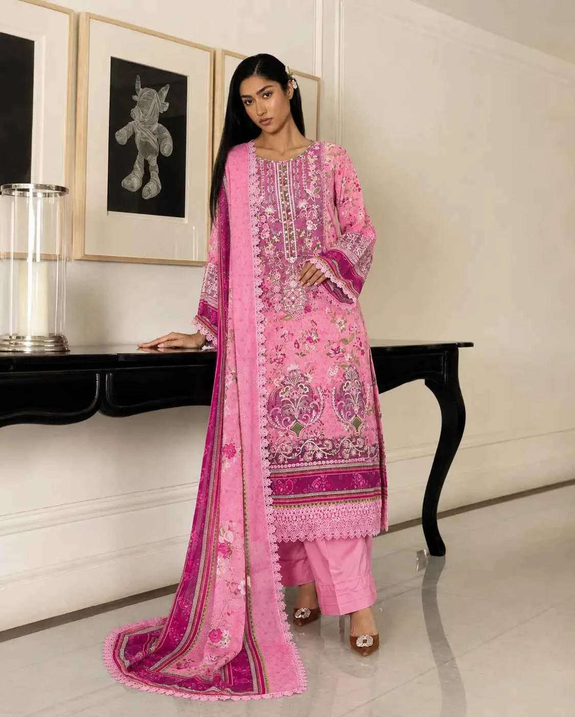 Zoya- Lawn Ready to Wear 3-Piece Suit - Queen Libas Pakistan