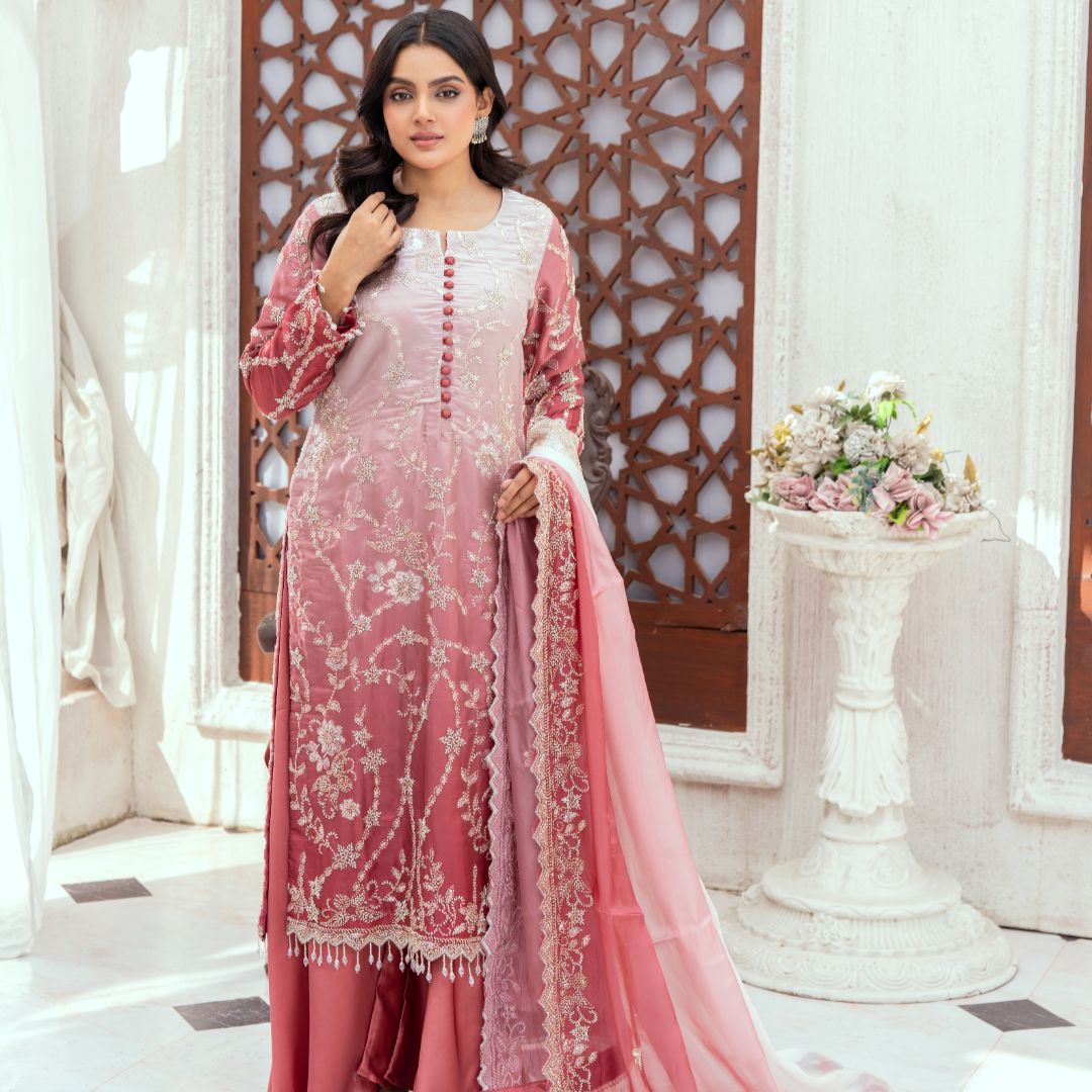 Jashan: Luxury Silk Readymade 3-Piece