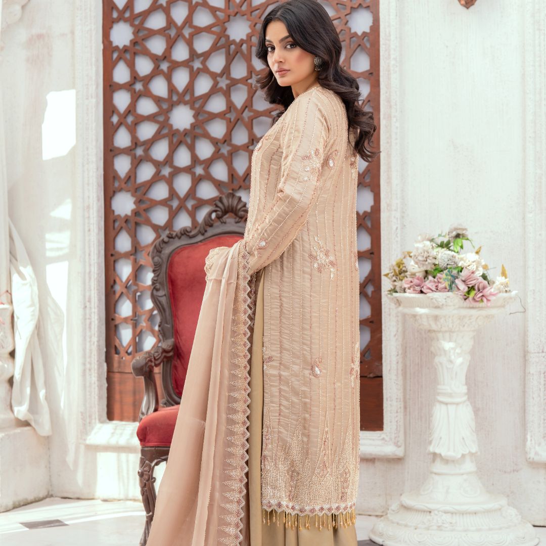 Ziya: Premium Silk Readymade 3-Piece Suit