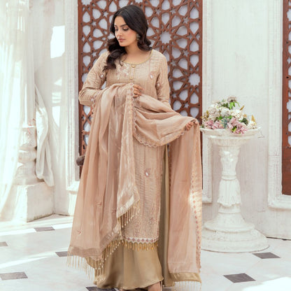 Ziya: Premium Silk Readymade 3-Piece Suit