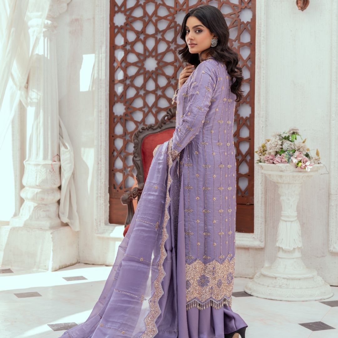 Marjan: Elegant Silk Readymade 3-Piece