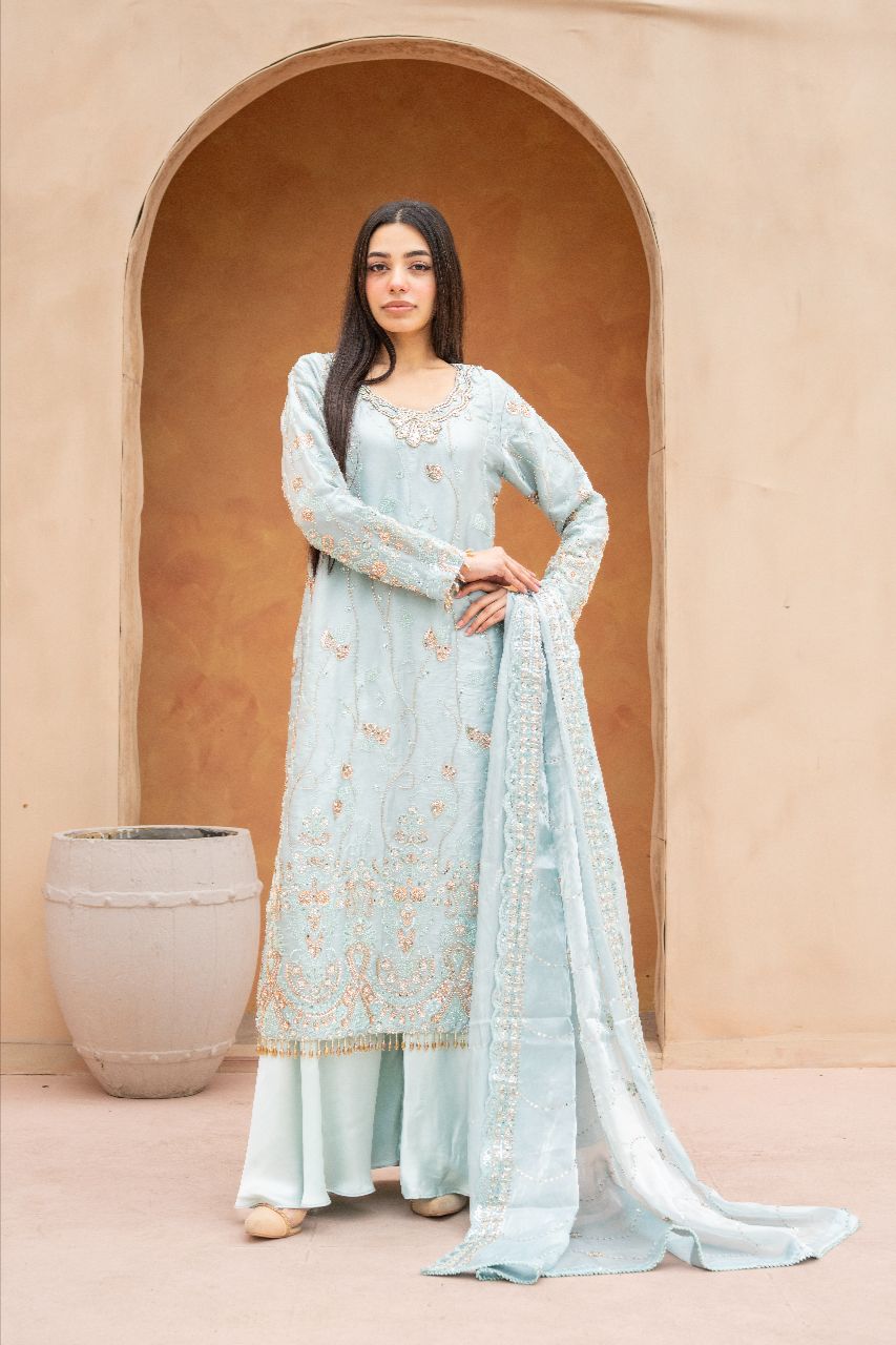 QL-PW2602-Premium Silk Readymade 3-Piece Suit