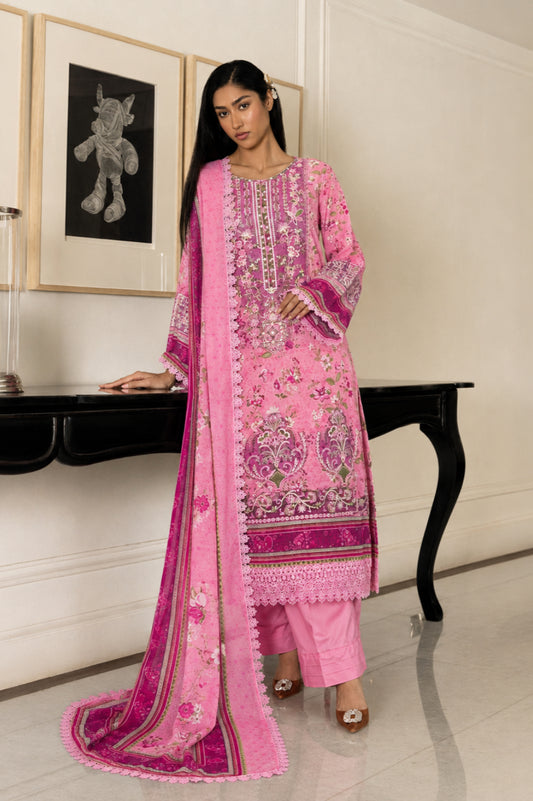 Zoya Lawn Suit 3-Piece – Elegant Ready to Wear Outfit