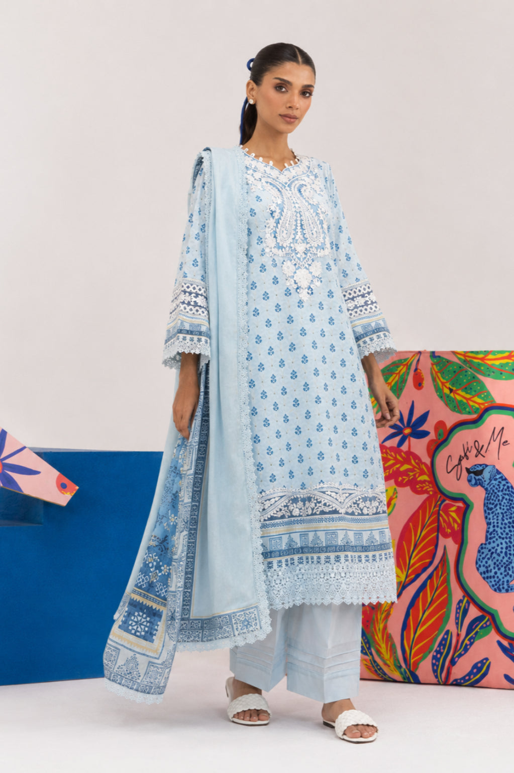 Celeste Blue (3-Piece) Ready to Wear Luxury