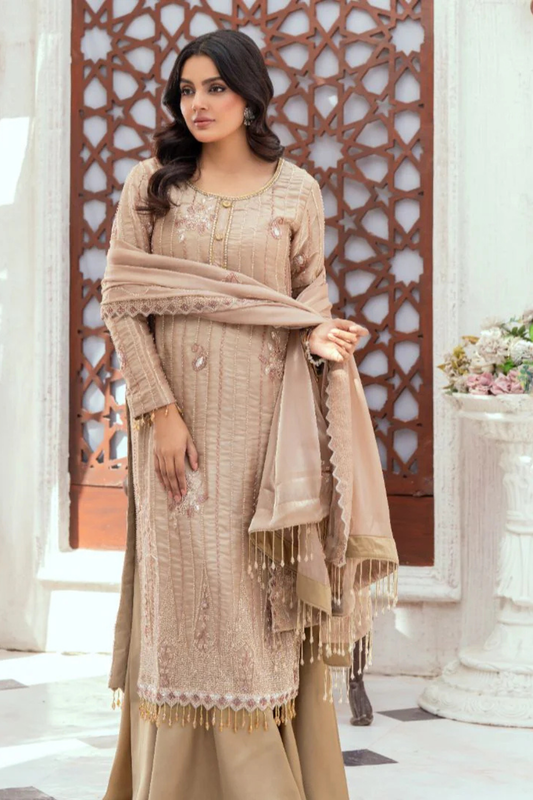 Ziya: Premium Silk Readymade 3-Piece Suit