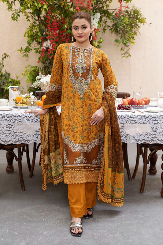 Pariza- Lawn Ready to Wear 3-Piece Suit